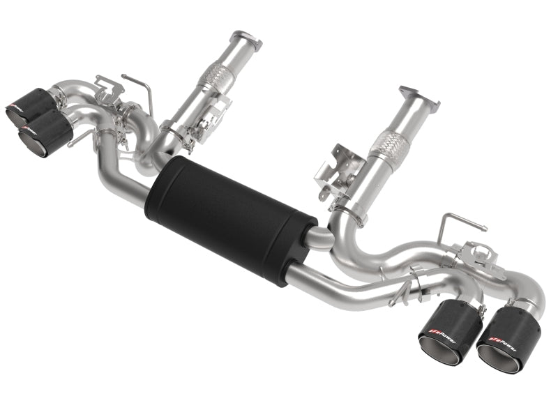 aFe MACH Force-Xp 3in to 2-1/2in 304SS Cat-Back 2020 Chevy Corvette (C8) 6.2L - Carbon Fiber Tip - Eastern Shore Retros