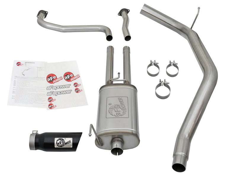 aFe MACHForce XP 2.5in Cat-Back Exhaust System w/ Black Tip Nissan Frontier 17-19 V8-5.6L - Eastern Shore Retros