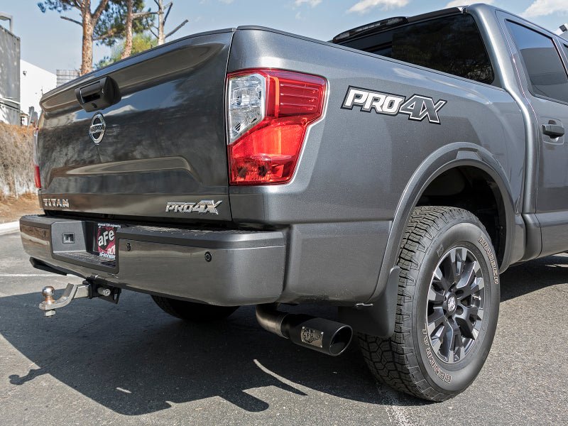 aFe MACHForce XP 2.5in Cat-Back Exhaust System w/ Black Tip Nissan Frontier 17-19 V8-5.6L - Eastern Shore Retros