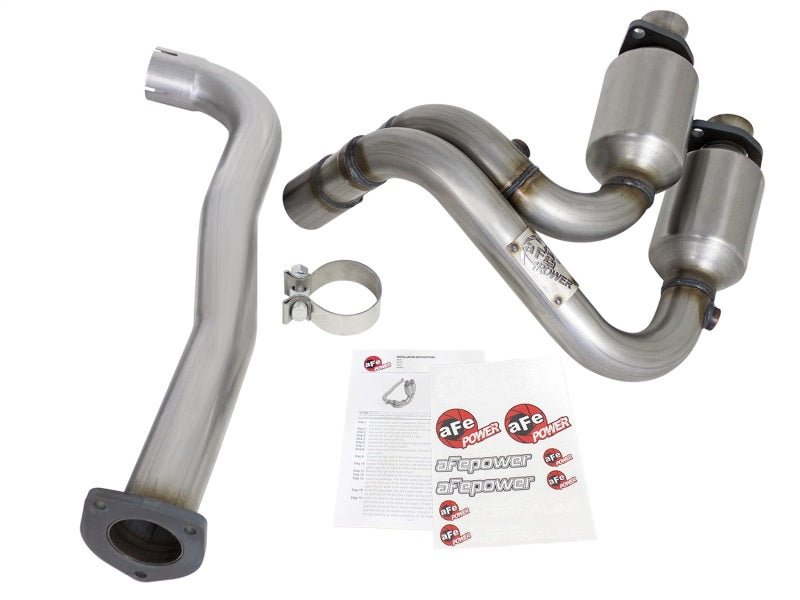 aFe Power Direct Fit Catalytic Converter Replacements Front 00-03 Jeep Wrangler (TJ) I6-4.0L - Eastern Shore Retros