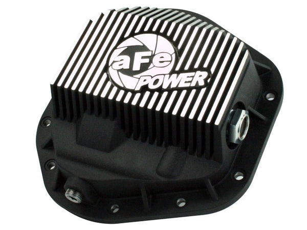 aFe Power Front Differential Cover 5/94-12 Ford Diesel Trucks V8 7.3/6.0/6.4/6.7L (td) Machined Fins - Eastern Shore Retros