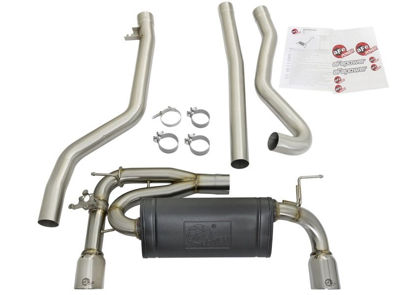 afe POWER MACH Force-Xp 16-17 BMW 340i/340ix/ 3.0L 304 SS Cat-Back Exhaust System - Eastern Shore Retros