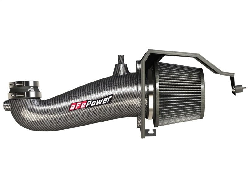 aFe POWER Magnum FORCE Carbon Fiber Stage 2 Track Series Pro Dry S CAIS - 11-18 Dodge Challenger V8 - Eastern Shore Retros