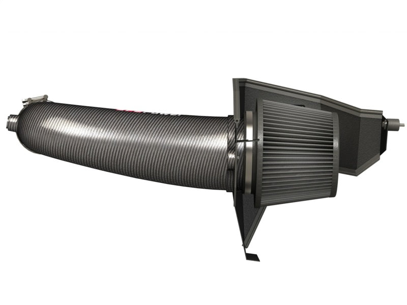 aFe POWER Magnum FORCE Carbon Fiber Stage 2 Track Series Pro Dry S CAIS - 11-18 Dodge Challenger V8 - Eastern Shore Retros