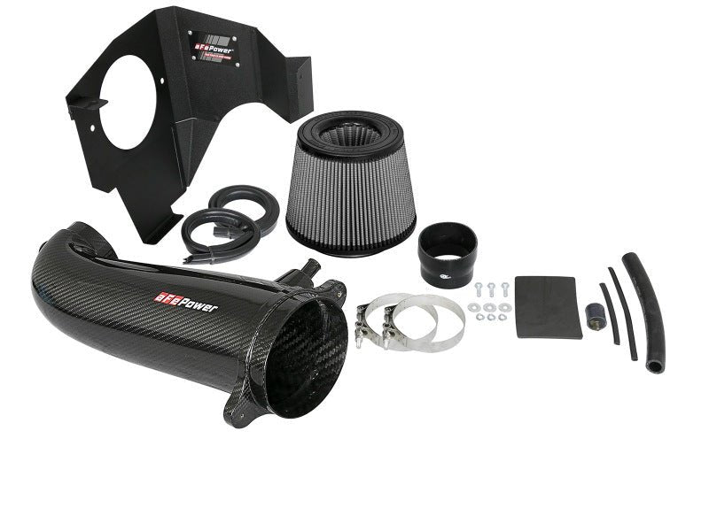 aFe POWER Magnum FORCE Carbon Fiber Stage 2 Track Series Pro Dry S CAIS - 11-18 Dodge Challenger V8 - Eastern Shore Retros