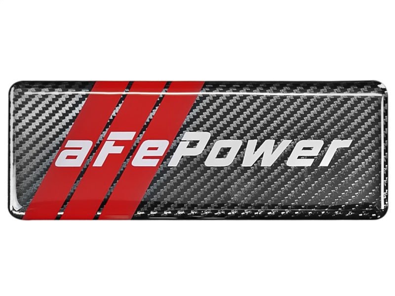 aFe POWER Motorsports Logo Urocal Carbon Fiber 1.86in x 5.12in - Eastern Shore Retros