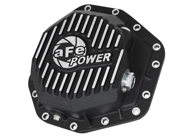 aFe Power Pro Ser Rear Diff Cover Black w/Mach Fins 2017 Ford Diesel Trucks V8-6.7L(td) Dana M275-14 - Eastern Shore Retros