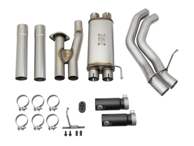 aFe POWER Rebel Series 3in 409 SS Cat Back Exhaust w/ Black Tips 17 Ford F-150 Raptor V6-3.5L - Eastern Shore Retros