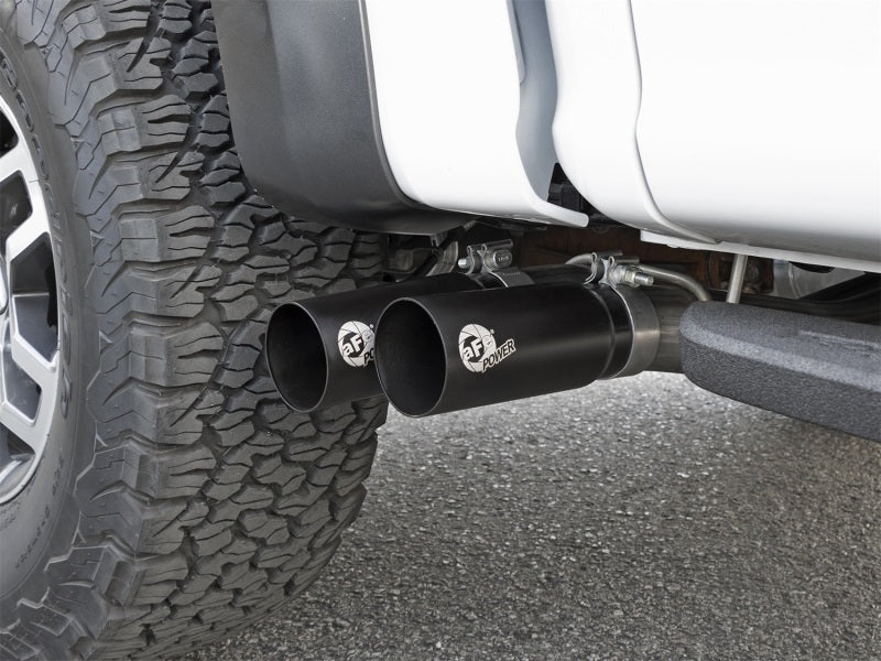 aFe POWER Rebel Series 3in 409 SS Cat Back Exhaust w/ Black Tips 17 Ford F-150 Raptor V6-3.5L - Eastern Shore Retros