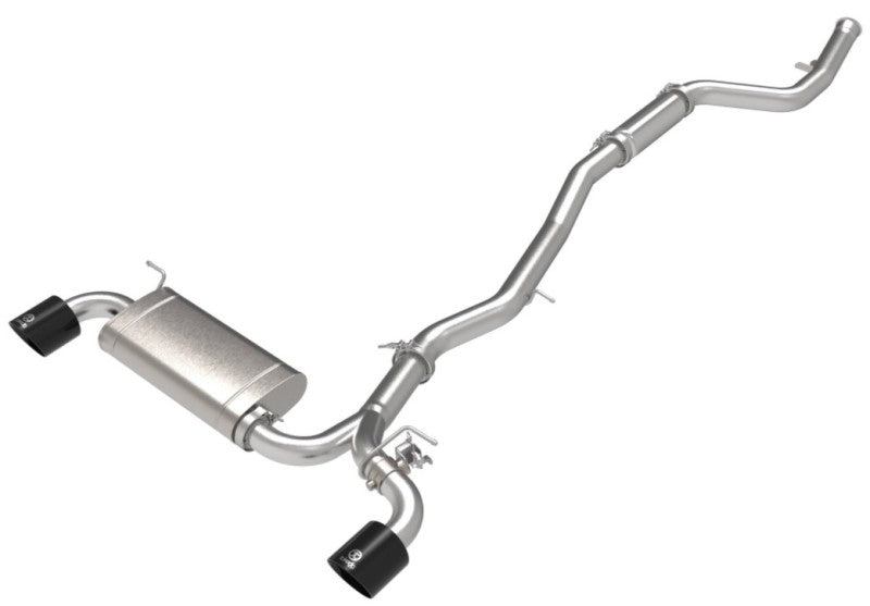 aFe POWER Takeda 2021 Toyota Supra 2.0L (t) 2.5in-3in 304 SS CB Exhaust w/ Black Tips - Eastern Shore Retros