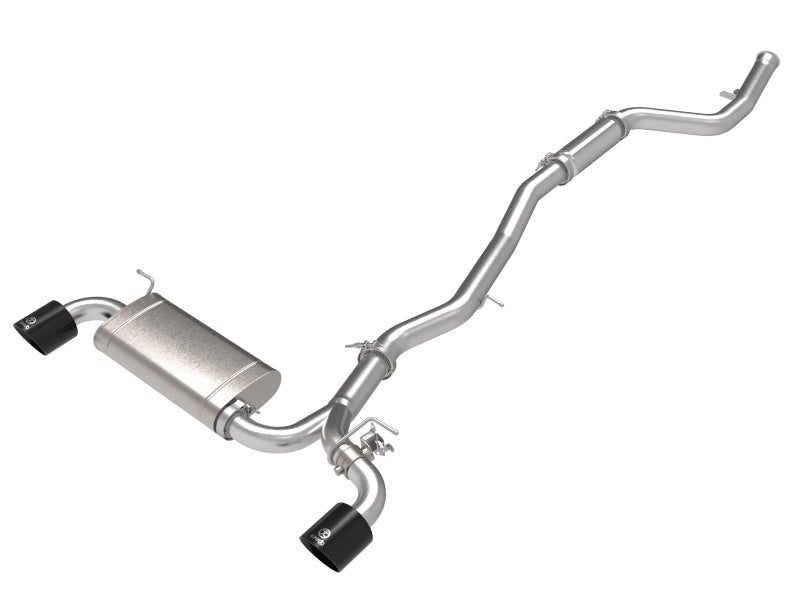 aFe POWER Takeda 2021 Toyota Supra 2.0L (t) 2.5in-3in 304 SS CB Exhaust w/ Black Tips - Eastern Shore Retros