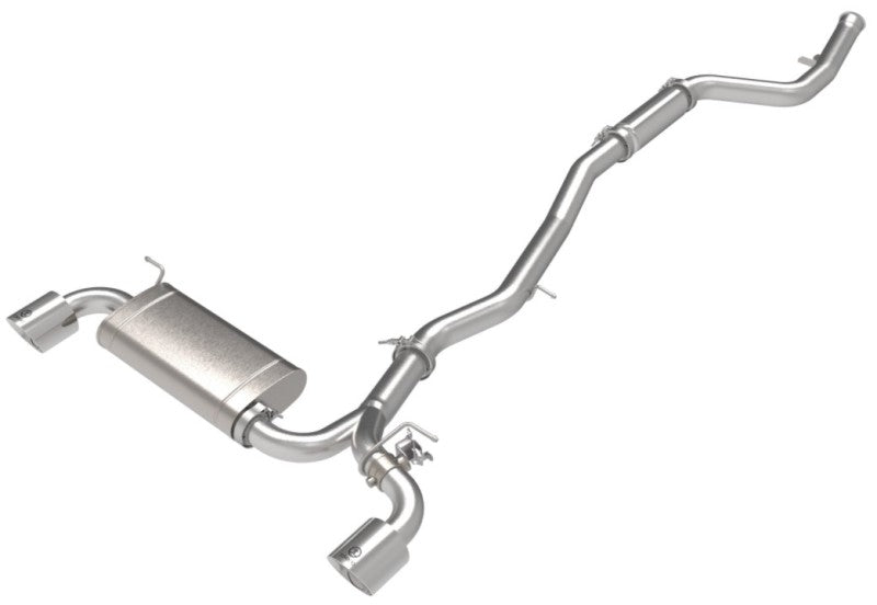aFe POWER Takeda 2021 Toyota Supra 2.0L (t) 2.5in-3in 304 SS CB Exhaust w/ Polished Tips - Eastern Shore Retros