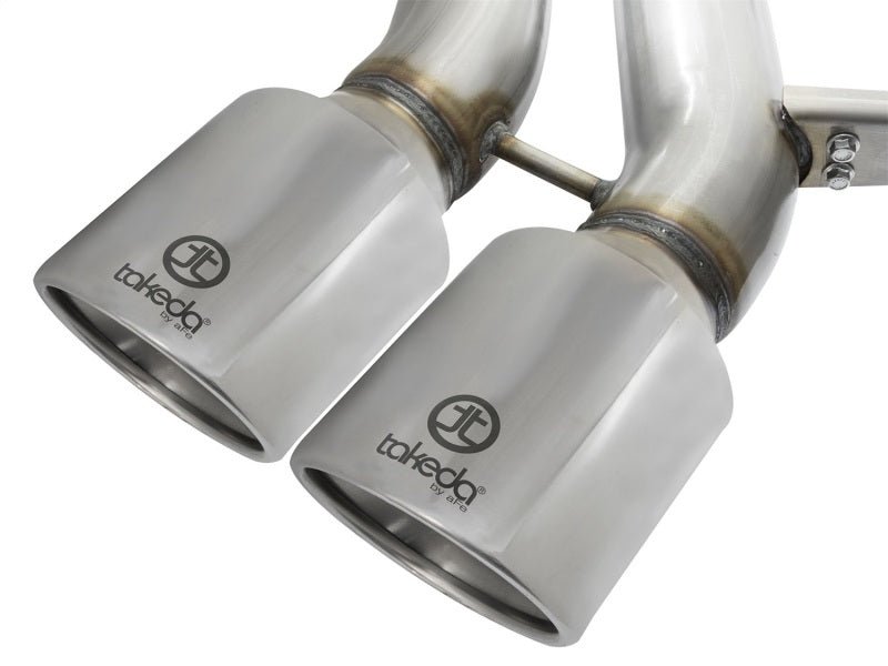 aFe POWER Takeda 3in 304 SS Cat-Back Exhaust w/ Polished Tips 13-17 Ford Focus ST L4-2.0L (t) - Eastern Shore Retros