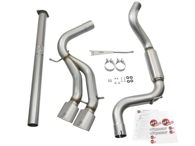 aFe POWER Takeda 3in 304 SS Cat-Back Exhaust w/ Polished Tips 13-17 Ford Focus ST L4-2.0L (t) - Eastern Shore Retros