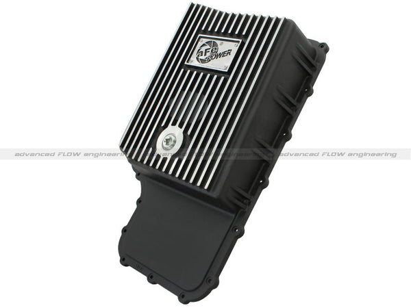 aFe Power Transmission Pan Black Machined 11-14 Ford 6R140 Trucks V8 6.7L (td) - Eastern Shore Retros