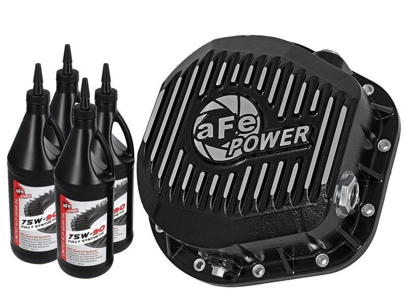 aFe Pro Series Rear Diff Cover Kit Black w/ Gear Oil 86-16 Ford F-250/F-350 V8 7.3L/6.0L/6.4L/6.7L - Eastern Shore Retros