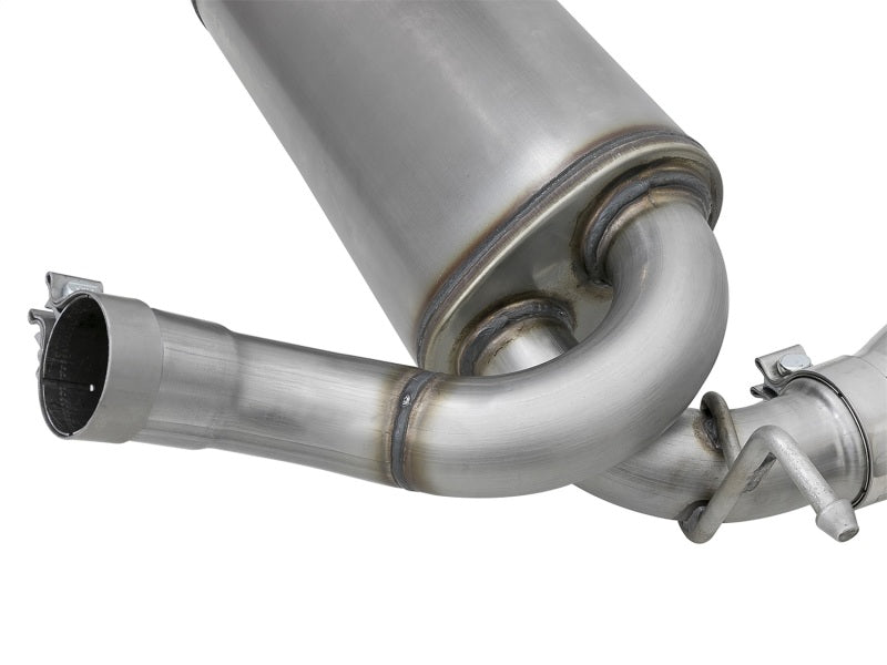 aFe Rebel Series 2.5in 409 SS Axle-Back Exhaust w/Polished Tips 07+ Jeep Wrangler (JK) V6 3.6L/3.8L - Eastern Shore Retros