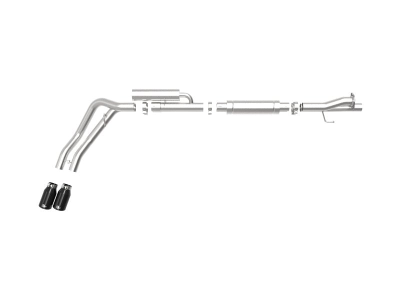 aFe Rebel Series 3in 409 SS Cat-Back Exhaust w/ Black Tips 17-20 Ford F-250/F350 V8 6.2L/7.3L - Eastern Shore Retros