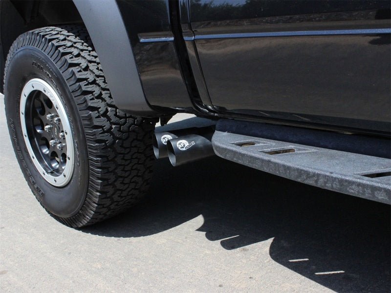 aFe Rebel Series Exhaust SS Front Side Exit CB w/ Black Tips 10-14 Ford F150 Ecoboost V8 6.2L - Eastern Shore Retros