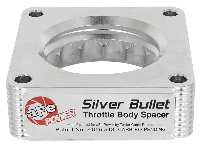 aFe Silver Bullet Throttle Body Spacer 03-06 Nissan 350Z V6 3.5L (VQ35DE) - Eastern Shore Retros