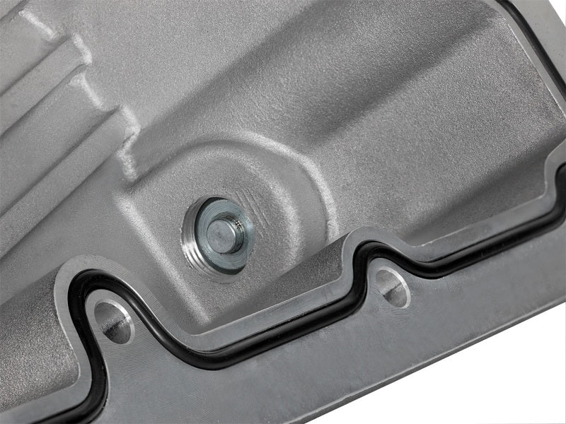 aFe Street Series Engine Oil Pan Raw w/ Machined Fins; 11-17 Ford Powerstroke V8-6.7L (td) - Eastern Shore Retros