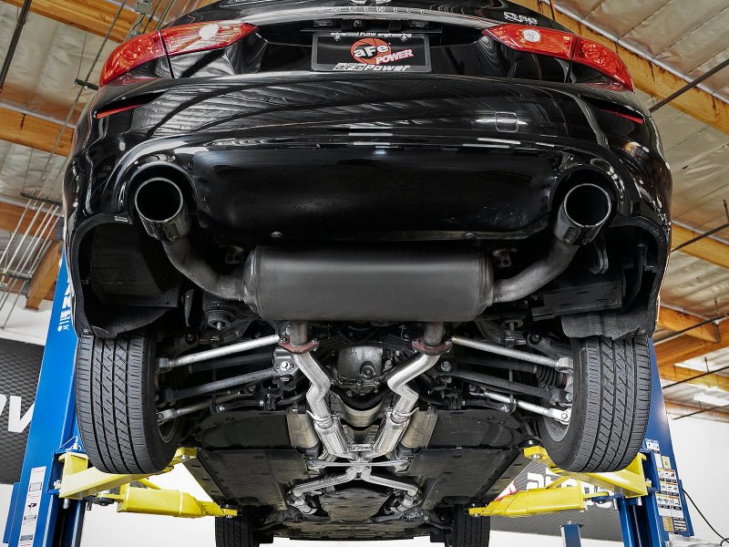 aFe Takeda 2.5in to 3in 304 SS Y-Pipe Exhaust System 16-18 Infiniti Q50/Q60 V6-3.0L (tt) - Eastern Shore Retros