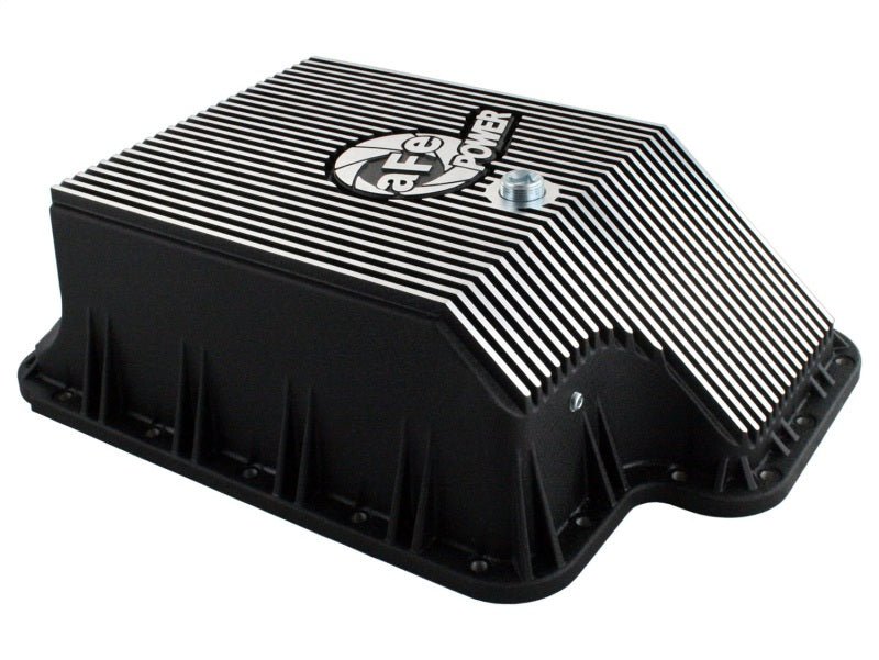 afe Transmission Pan (Black); Ford Diesel Trucks 03-10 V8-6.0/6.4L (td) - Eastern Shore Retros