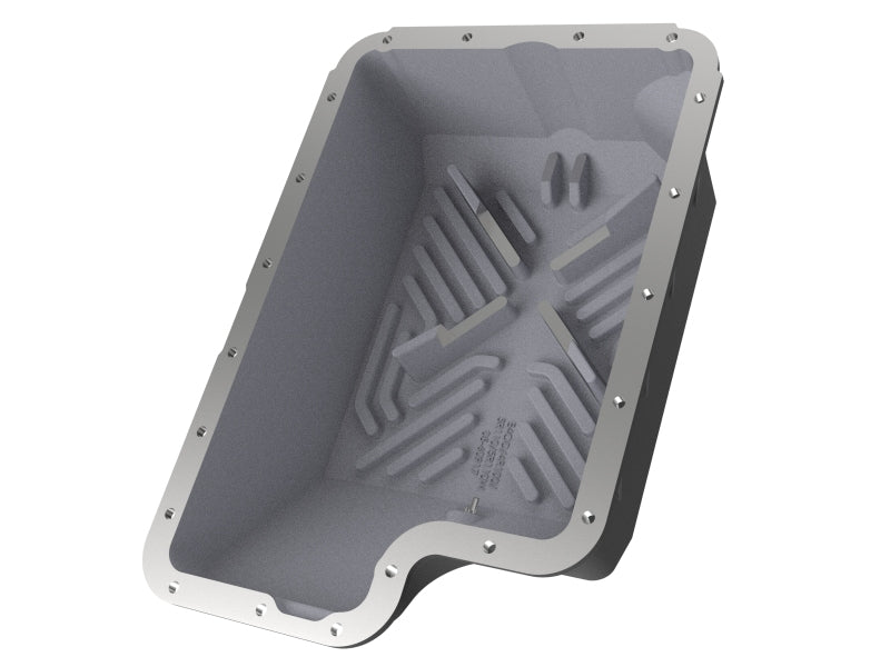 afe Transmission Pan (Black); Ford Diesel Trucks 03-10 V8-6.0/6.4L (td) - Eastern Shore Retros