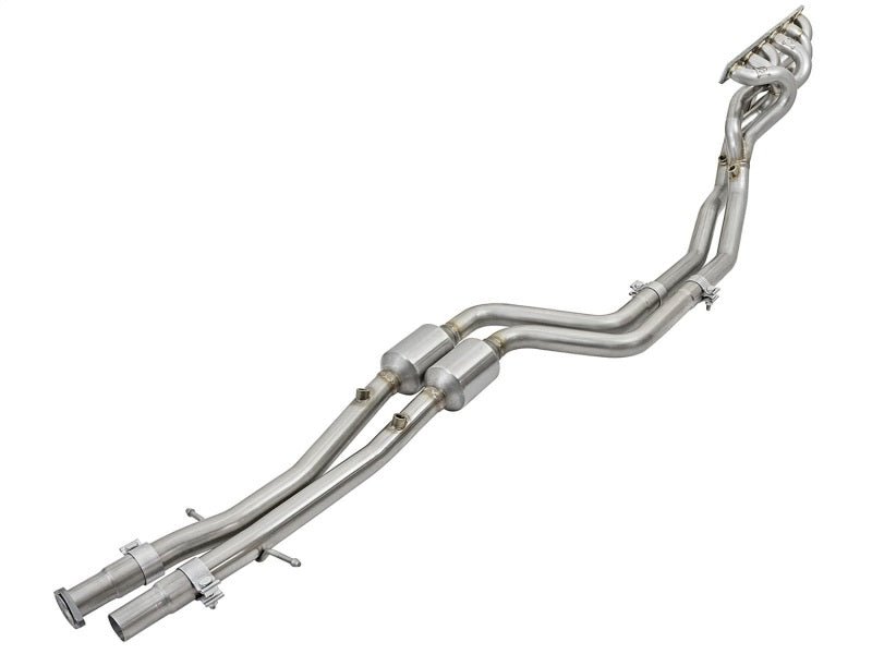 aFe Twisted Steel Long Tube Headers w/ Mid Pipes (Catted) 96-99 BMW M3 L6-3.2L S52 - Eastern Shore Retros