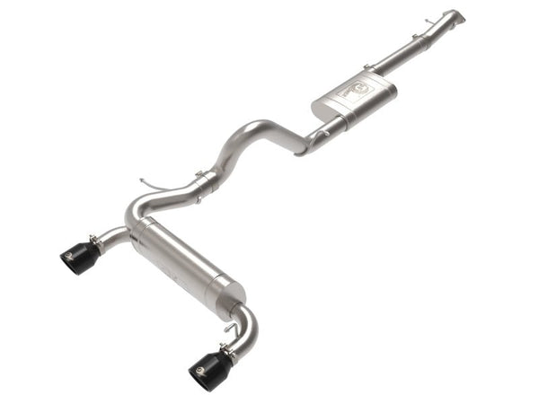 aFe Vulcan 3in 304 SS Cat-Back Exhaust 2021 Ford Bronco L4-2.3L (t)/V6-2.7L (tt) w/ Black Tips - Eastern Shore Retros