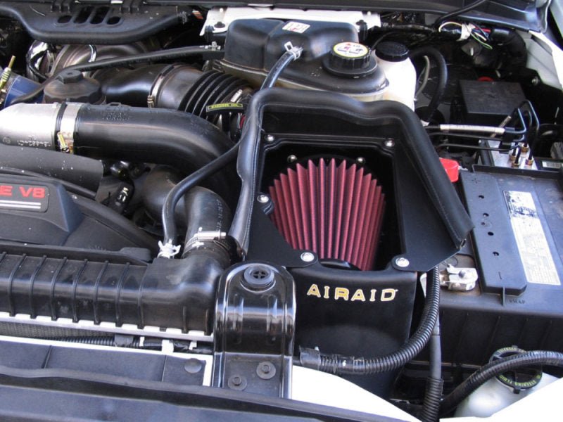 Airaid 03-07 Ford Power Stroke 6.0L Diesel MXP Intake System w/o Tube (Oiled / Red Media) - Eastern Shore Retros