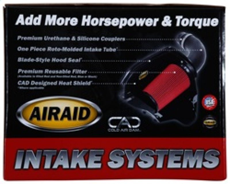 Airaid 08-10 Ford F-250/350 5.4L V8/6.8L V10 CAD Intake System w/o Tube (Oiled / Red Media) - Eastern Shore Retros