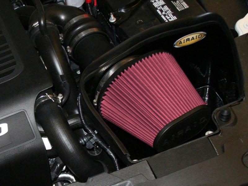 Airaid 10-13 Ford Taurus SHO/Flex 3.5L Turbo MXP Intake System w/ Tube (Dry / Red Media) - Eastern Shore Retros