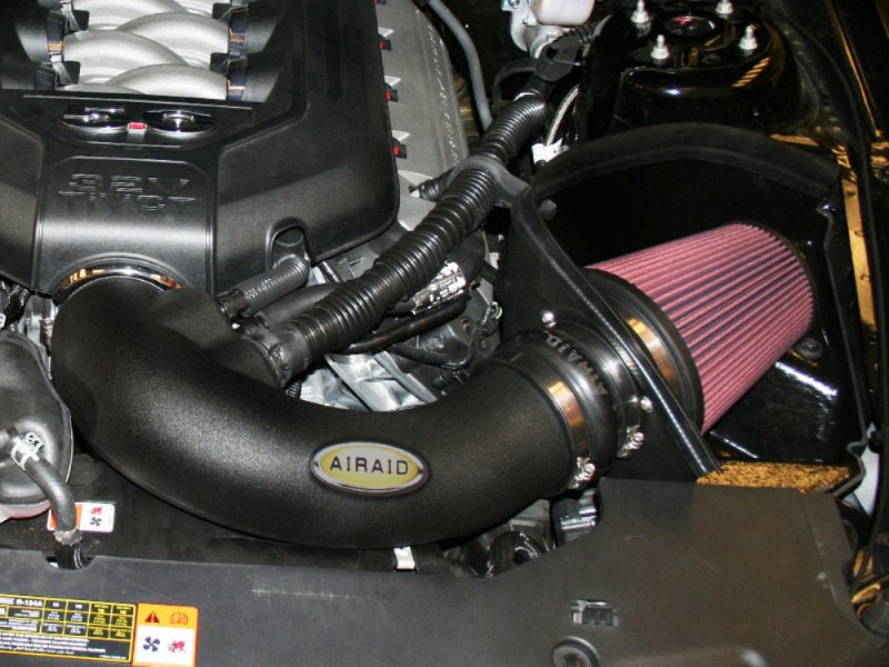 Airaid 11-14 Ford Mustang GT 5.0L MXP Intake System w/ Tube (Oiled / Red Media) - Eastern Shore Retros