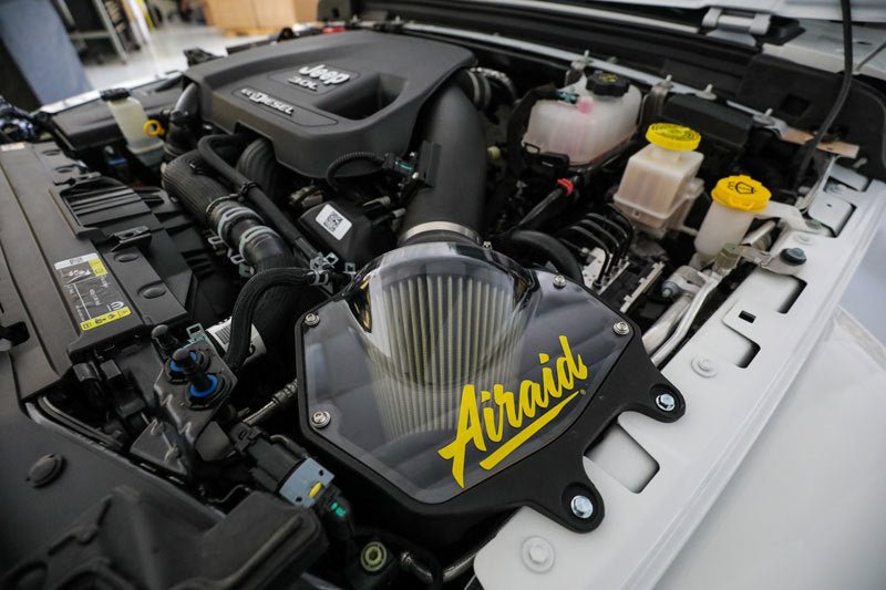 Airaid 20-21 Jeep Wrangler V6-3.0L DSL Performance Air Intake System - Hardware Included - Eastern Shore Retros