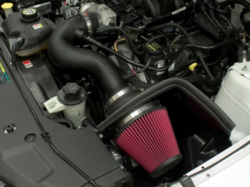 Airaid 2010 Ford Mustang 4.0L MXP Intake System w/ Tube (Oiled / Red Media) - Eastern Shore Retros