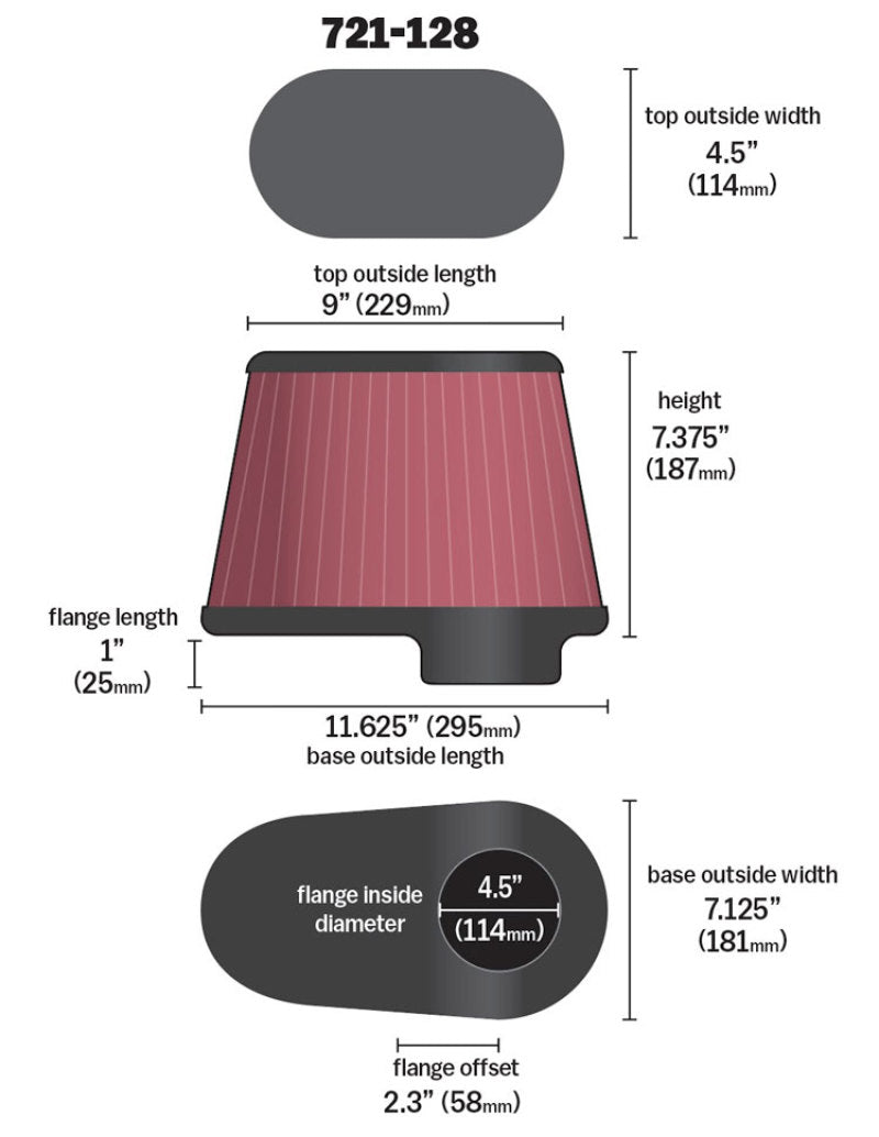 Airaid Dodge 5.9/6.7L DSL / Ford 6.0L DSL Kit Replacement Air Filter - Eastern Shore Retros