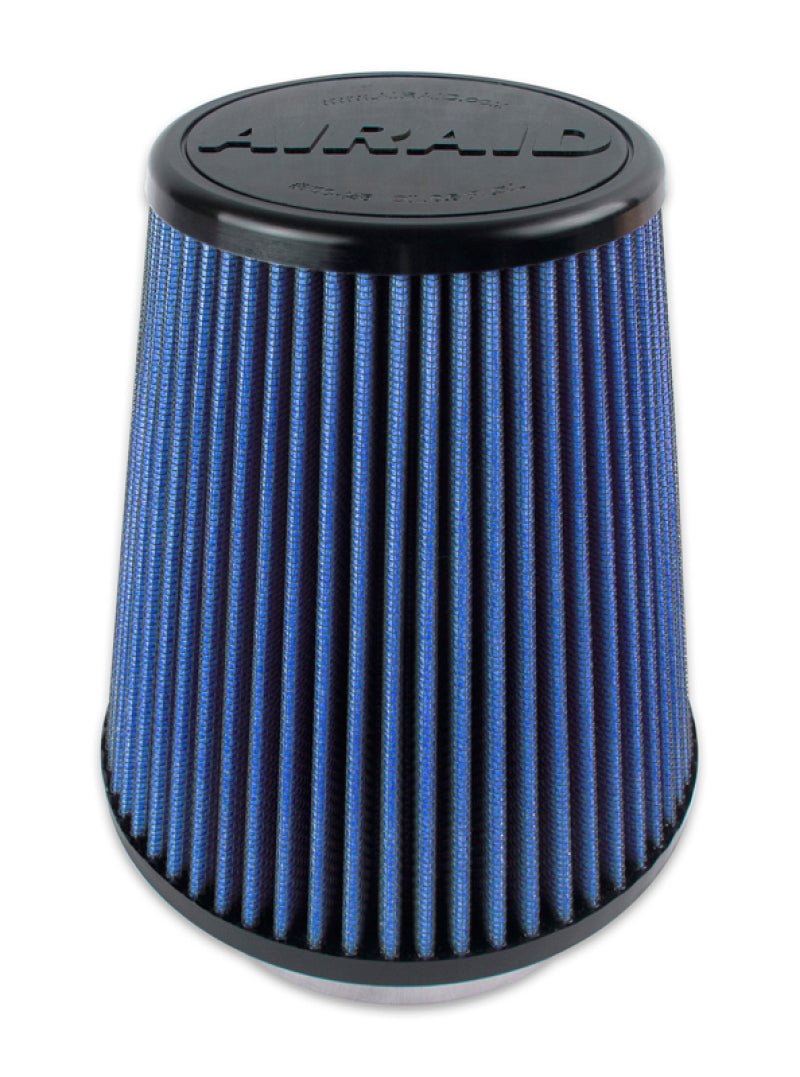 Airaid Universal Air Filter - Cone 4 x 7 x 4 5/8 x 7 w/ Short Flange - Blue SynthaMax - Eastern Shore Retros