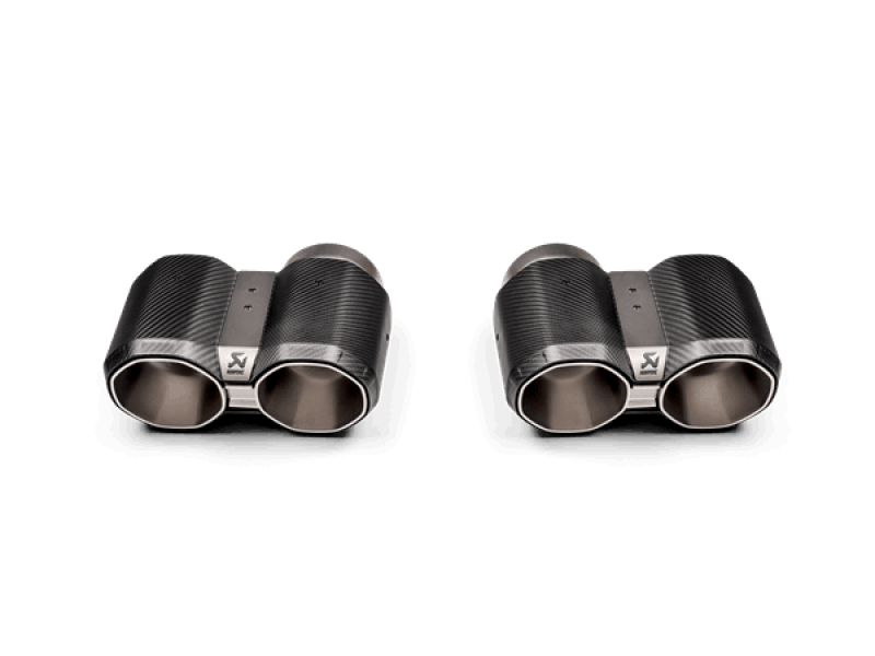 Akrapovic 2021+ BMW M3 (G80)/M4 (G82) Tail Pipe Set (Octagonal Carbon Design) - Eastern Shore Retros