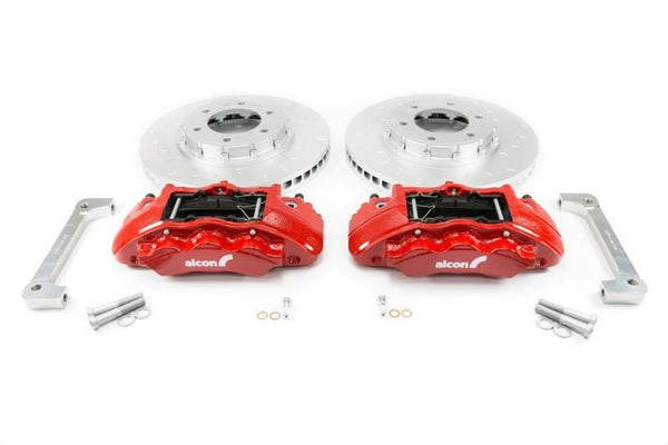 Alcon 2019+ Ford Ranger/2020+ Bronco 2.3L 350x34mm Rotors 6-Piston Red Calipers Front Brake Kit - Eastern Shore Retros