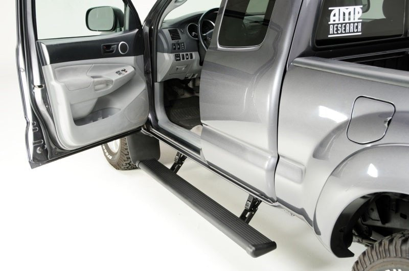 AMP Research 2005-2015 Toyota Tacoma Double Cab PowerStep - Black - Eastern Shore Retros