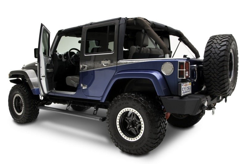 AMP Research 2007-2017 Jeep Wrangler JK 4 Door PowerStep - Black - Eastern Shore Retros