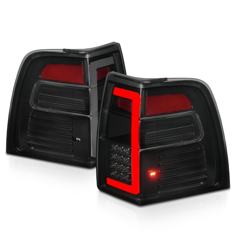 ANZO 07-17 Ford Expedition LED Taillights w/ Light Bar Black Housing Smoke Lens - Eastern Shore Retros