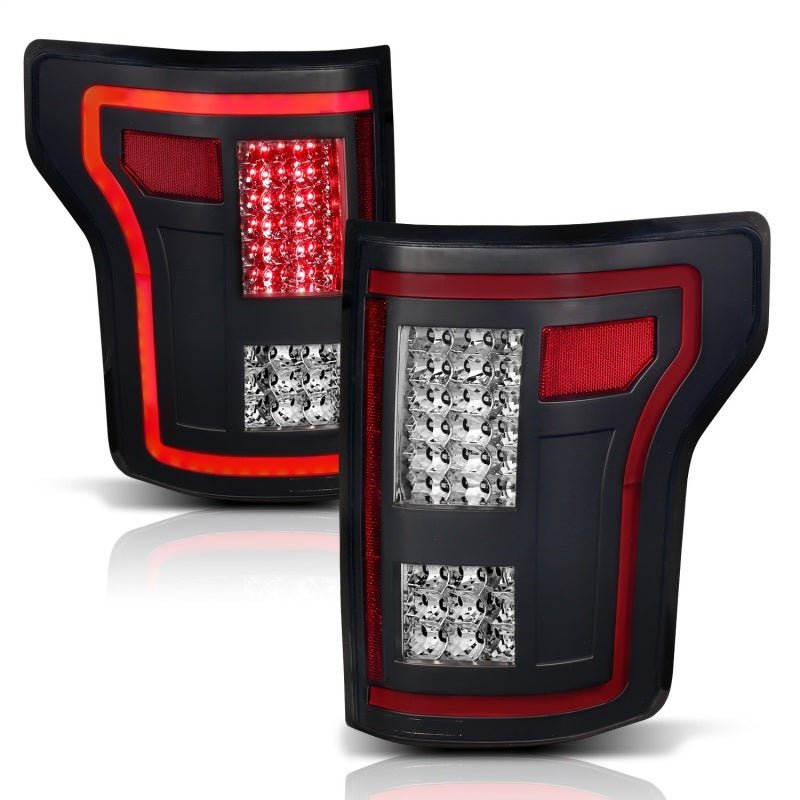 ANZO 15-17 Ford F-150 LED Taillights Black w/ Sequential - Eastern Shore Retros