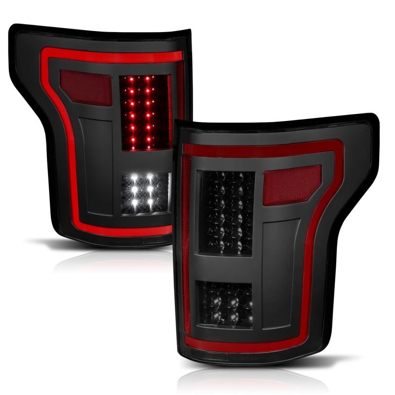 ANZO 15-17 Ford F-150 LED Taillights - Smoke - Eastern Shore Retros