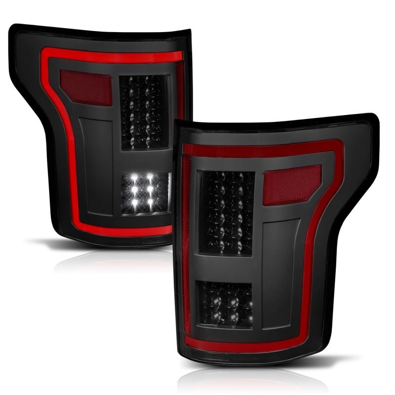 ANZO 15-17 Ford F-150 LED Taillights - Smoke - Eastern Shore Retros