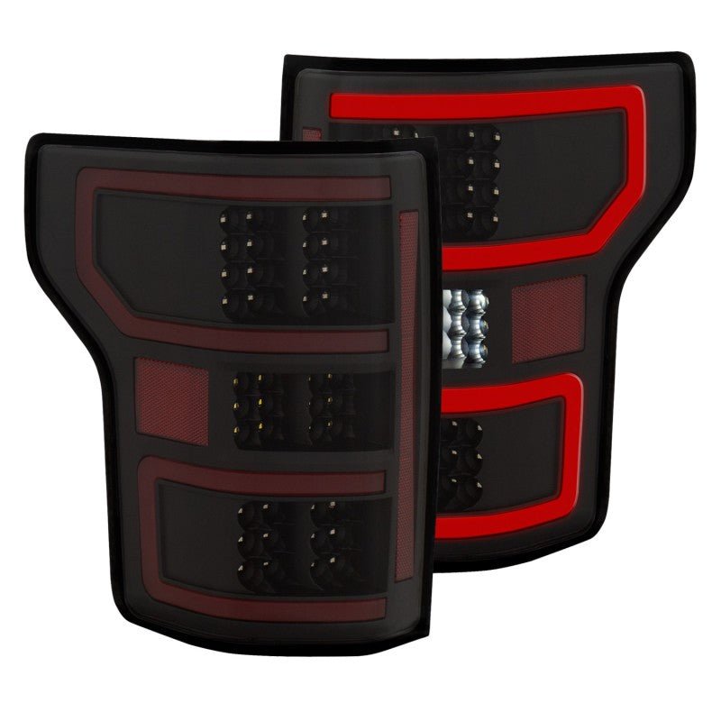 ANZO 18-19 Ford F-150 LED Taillights Black - Eastern Shore Retros