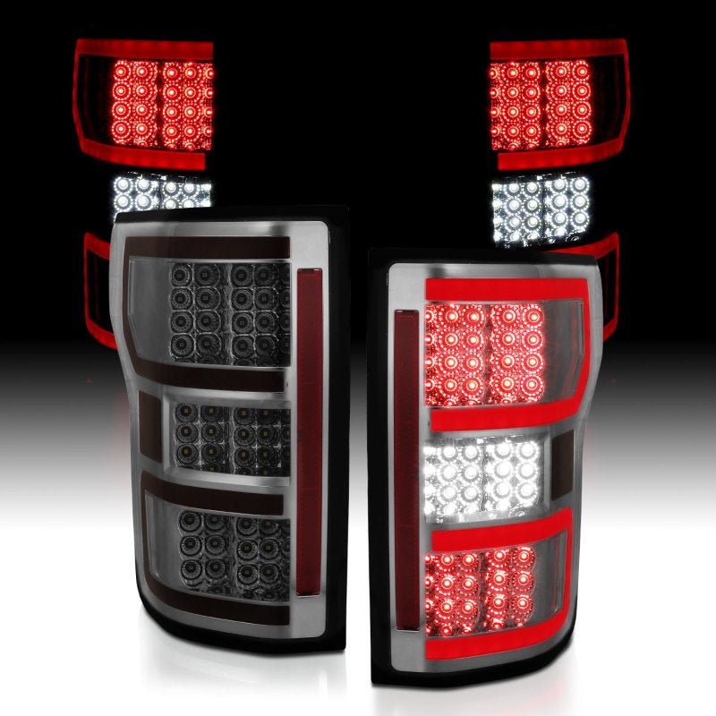 ANZO 18-19 Ford F-150 LED Taillights Smoke - Eastern Shore Retros