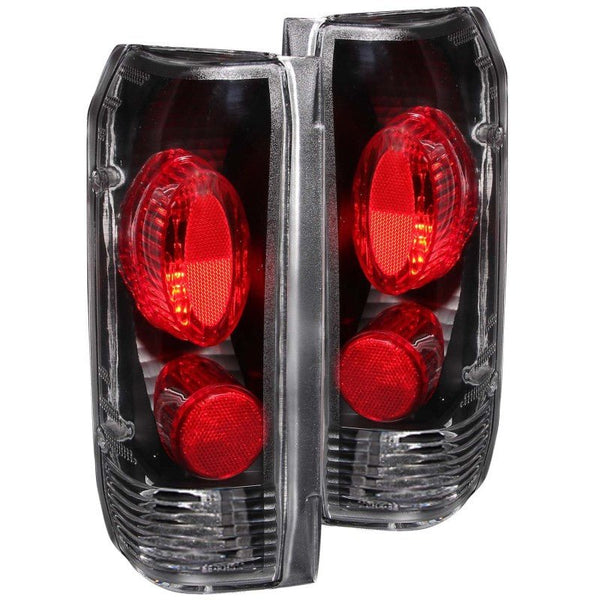 ANZO 1989-1996 Ford F-150 Taillights Black - Eastern Shore Retros