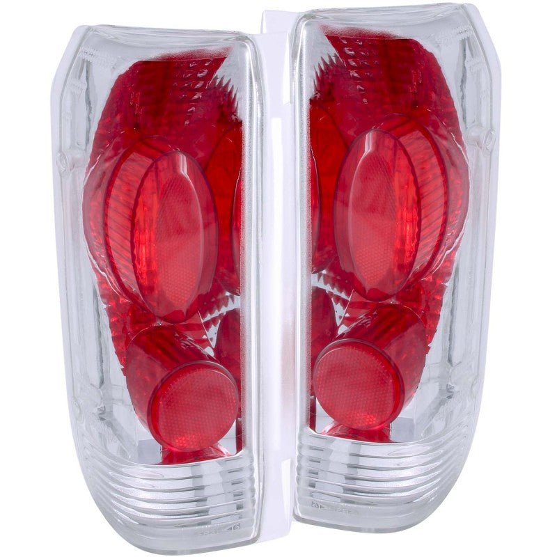 ANZO 1989-1996 Ford F-150 Taillights Chrome - Eastern Shore Retros